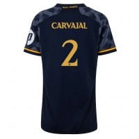 Fotbalové Dres Real Madrid Daniel Carvajal #2 Dámské Venkovní 2023-24 Krátký Rukáv